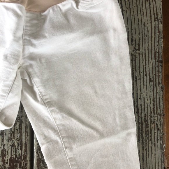 SOLD White Maternity Jeans - Picture 2 of 4